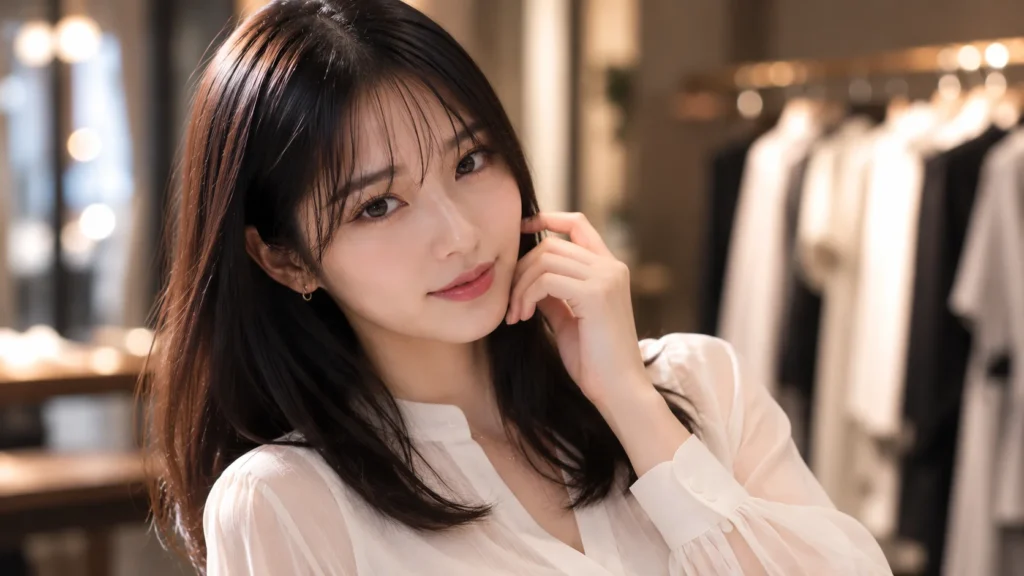 交際クラブに登録している女性のポートレート