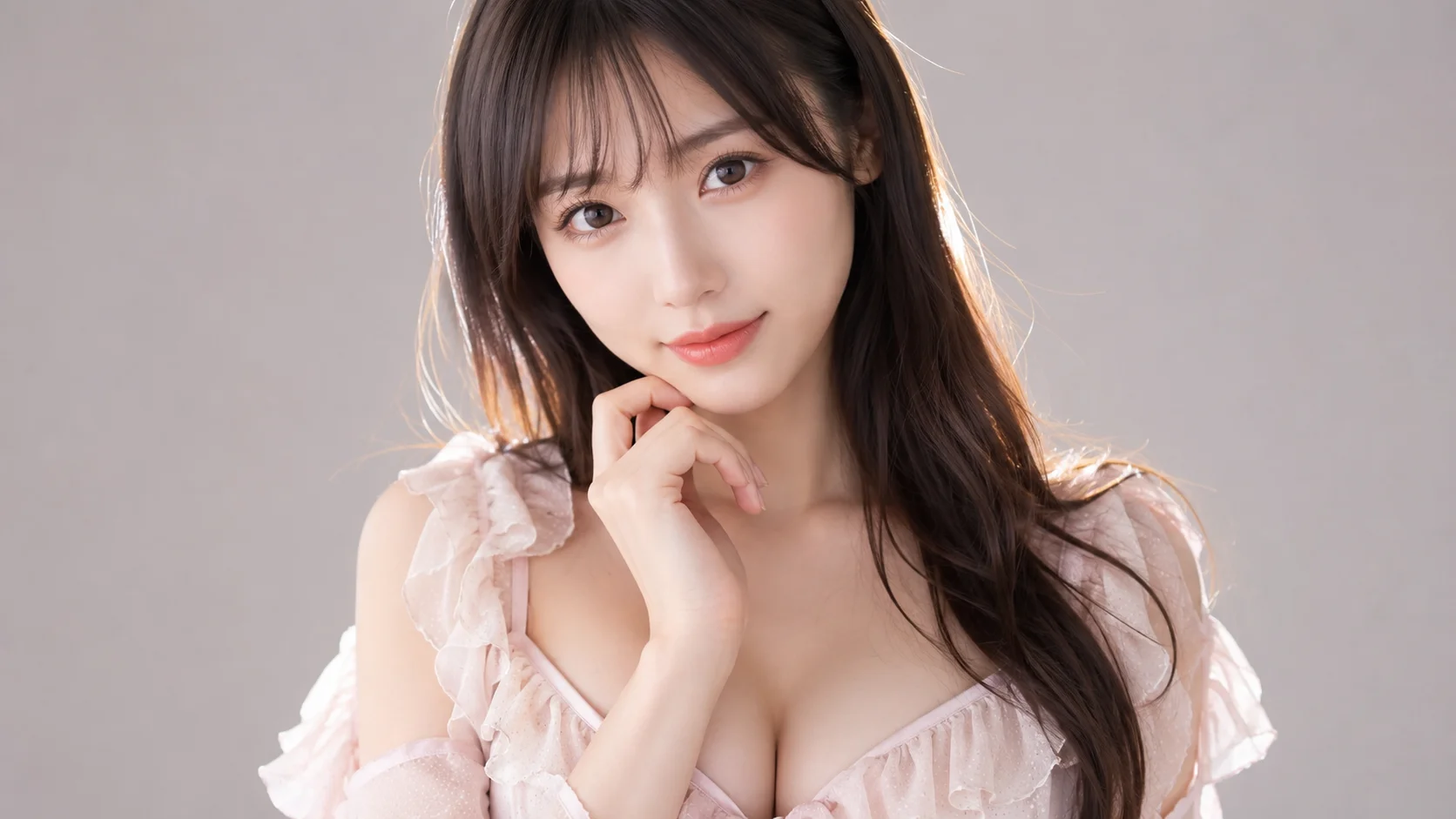 交際クラブの女性会員のポートレート