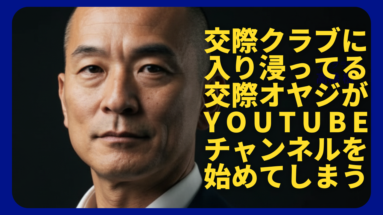 YouTubeにチャンネルを開設して初めて投稿した際のサムネイル画像