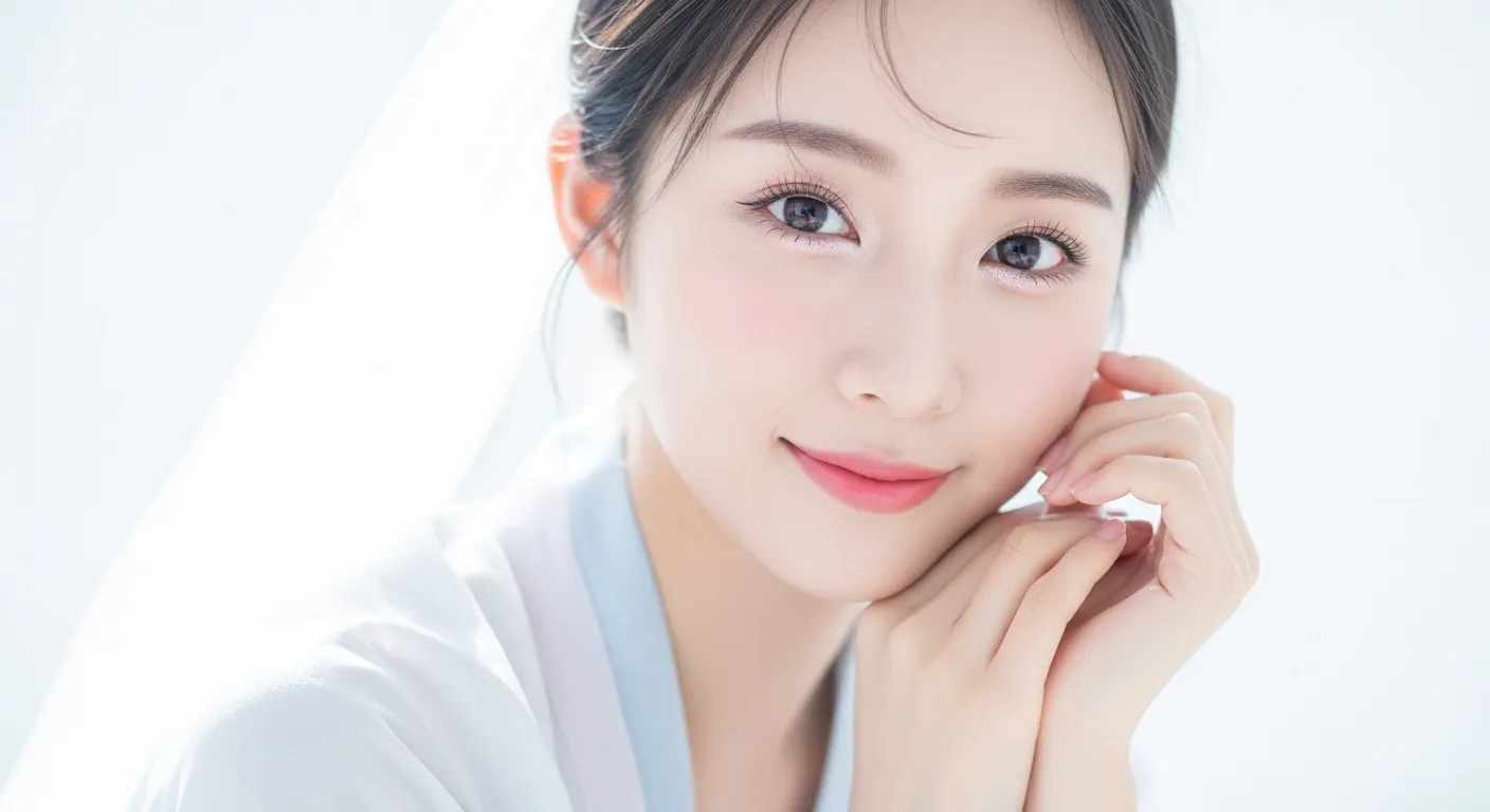 透明感あふれる女性のポートレート