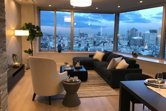 タワーマンションの室内のデザイン