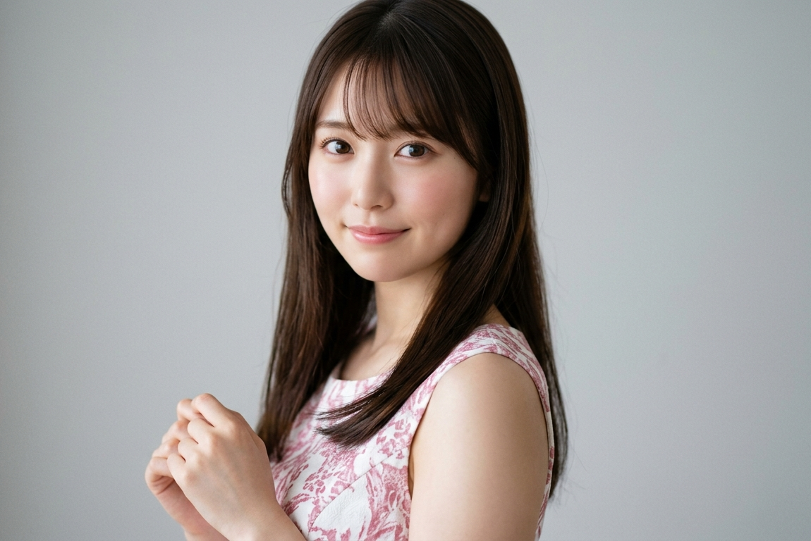 女優を目指している女子大生のポートレート