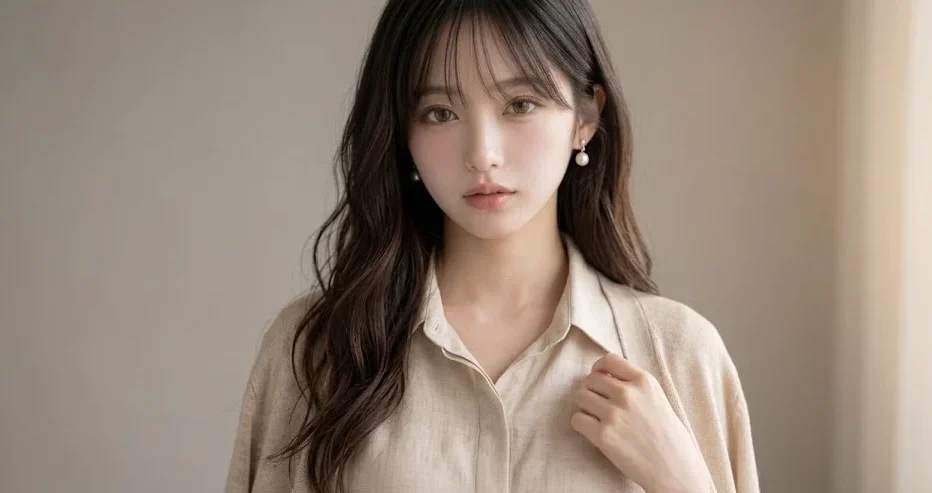 モデル急な素人女性のOLの美咲さんのポートレート